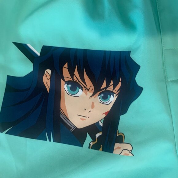 Jynwaye Anime Demon Slayer Muichiro Shorts, Large - Picture 2 of 5